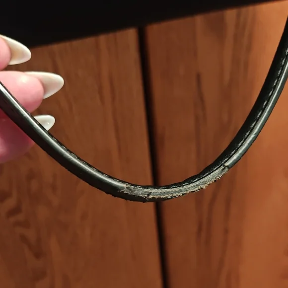 Michael Kors Black Tote with Gold Charm - Picture 2 of 5